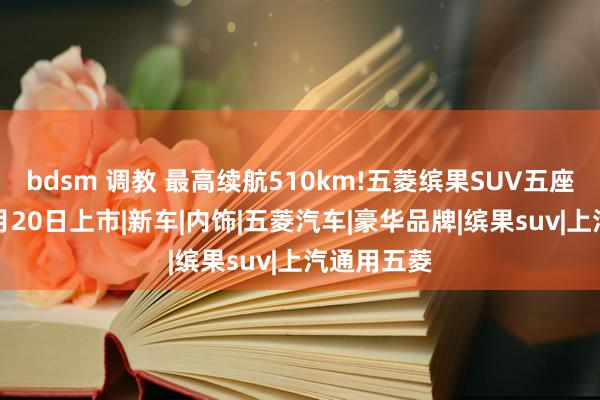 bdsm 调教 最高续航510km!五菱缤果SUV五座版官宣:9月20日上市|新车|内饰|五菱汽车|豪华品牌|缤果suv|上汽通用五菱